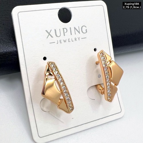 Сережки Xuping18К 19441 (1,9 см.)